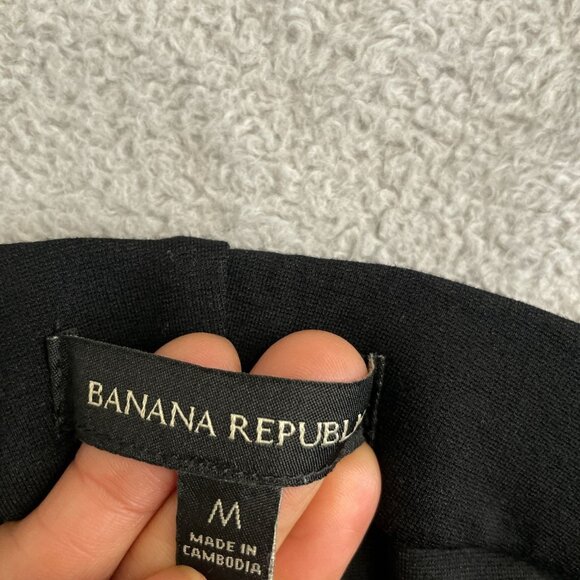 NWOT Banana Republic Women's M Pointe Pants Black - Picture 6 of 9